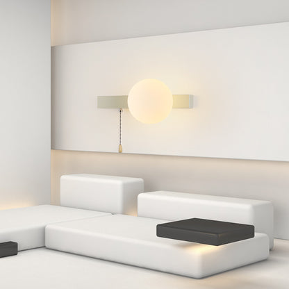 Bedroom Pull Switch Bedside Wall Lamp Children's Room Warm Wall Lamp