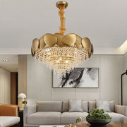 Crystal Stainless Steel Chandelier