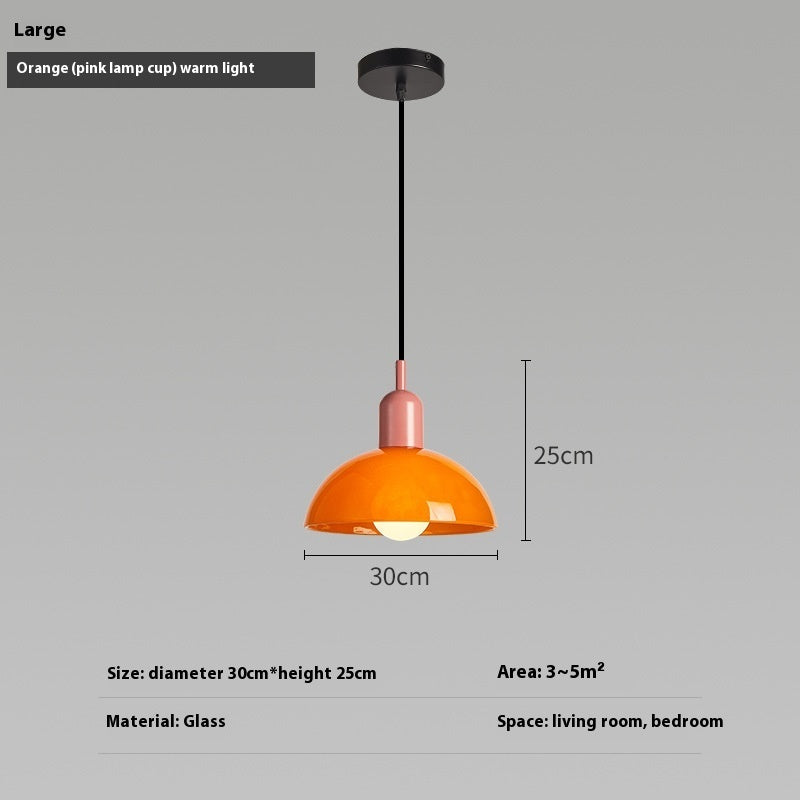 Antique Chandelier Restaurant Simple Modern Bauhaus Creative Glass Retro