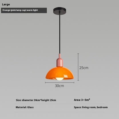 Antique Chandelier Restaurant Simple Modern Bauhaus Creative Glass Retro