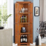 Oak Corner Pantry Cabinet