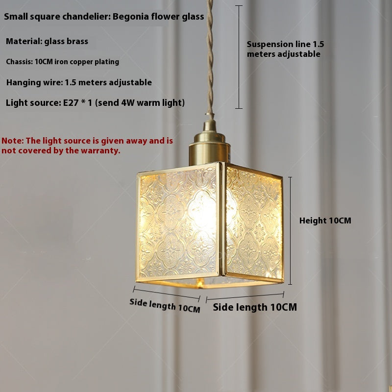 Glass Square Chandelier