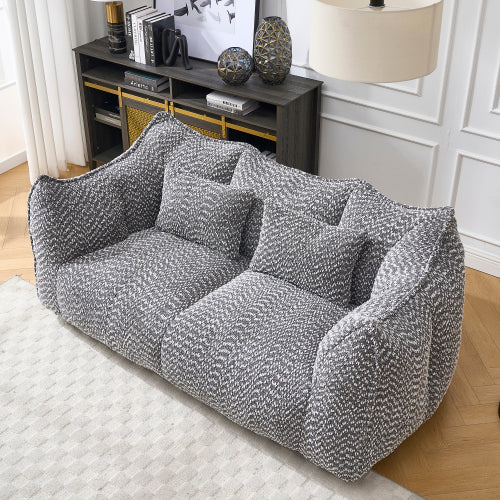 Boucle Bean Bag Chair
