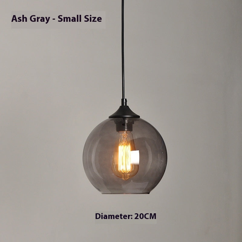 Creative Colored Glass Ball Chandelier