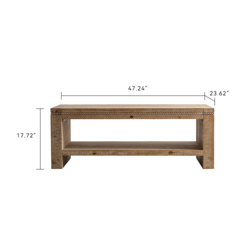 Wood Rustic Coffee Table