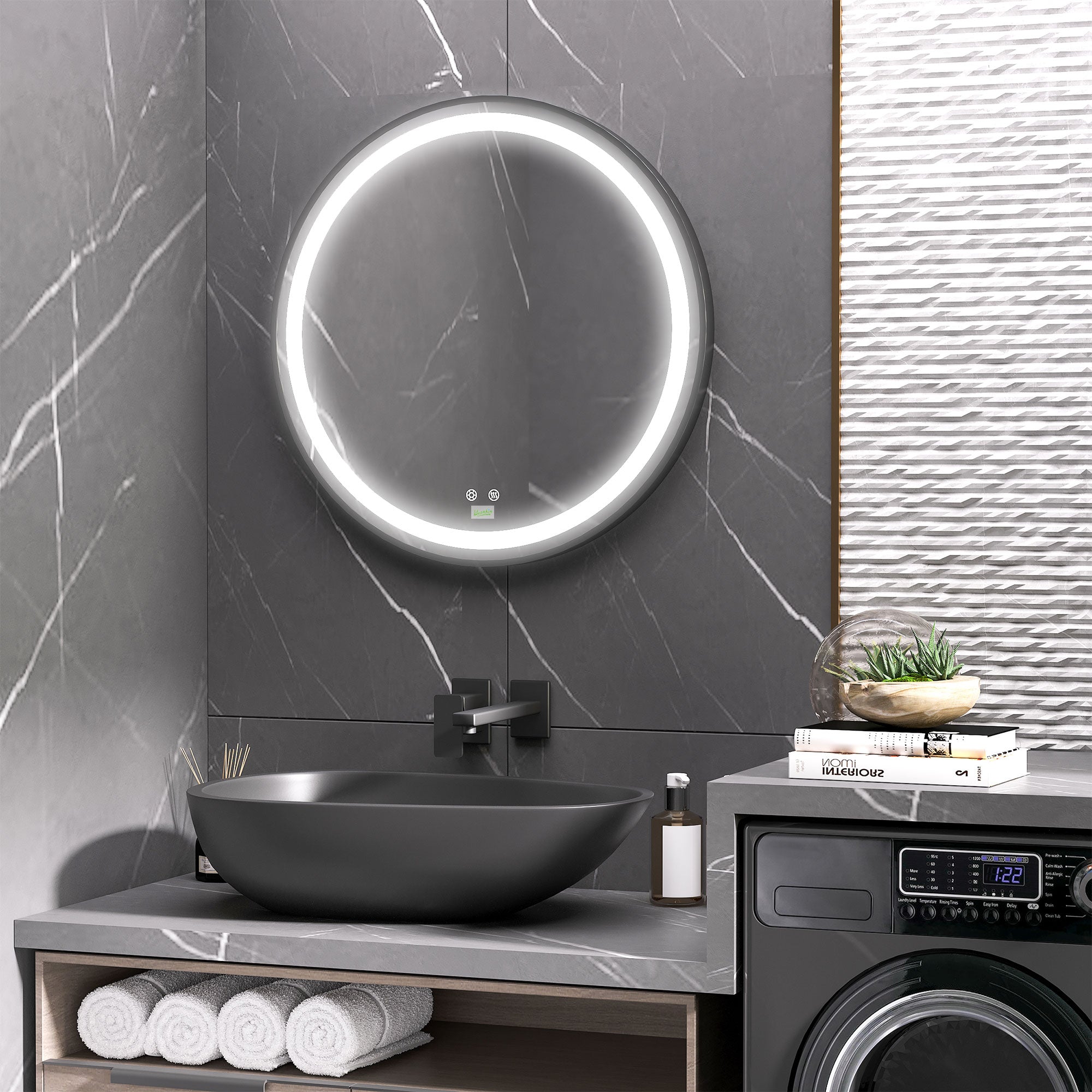 Lighted Wall Vanity Mirror