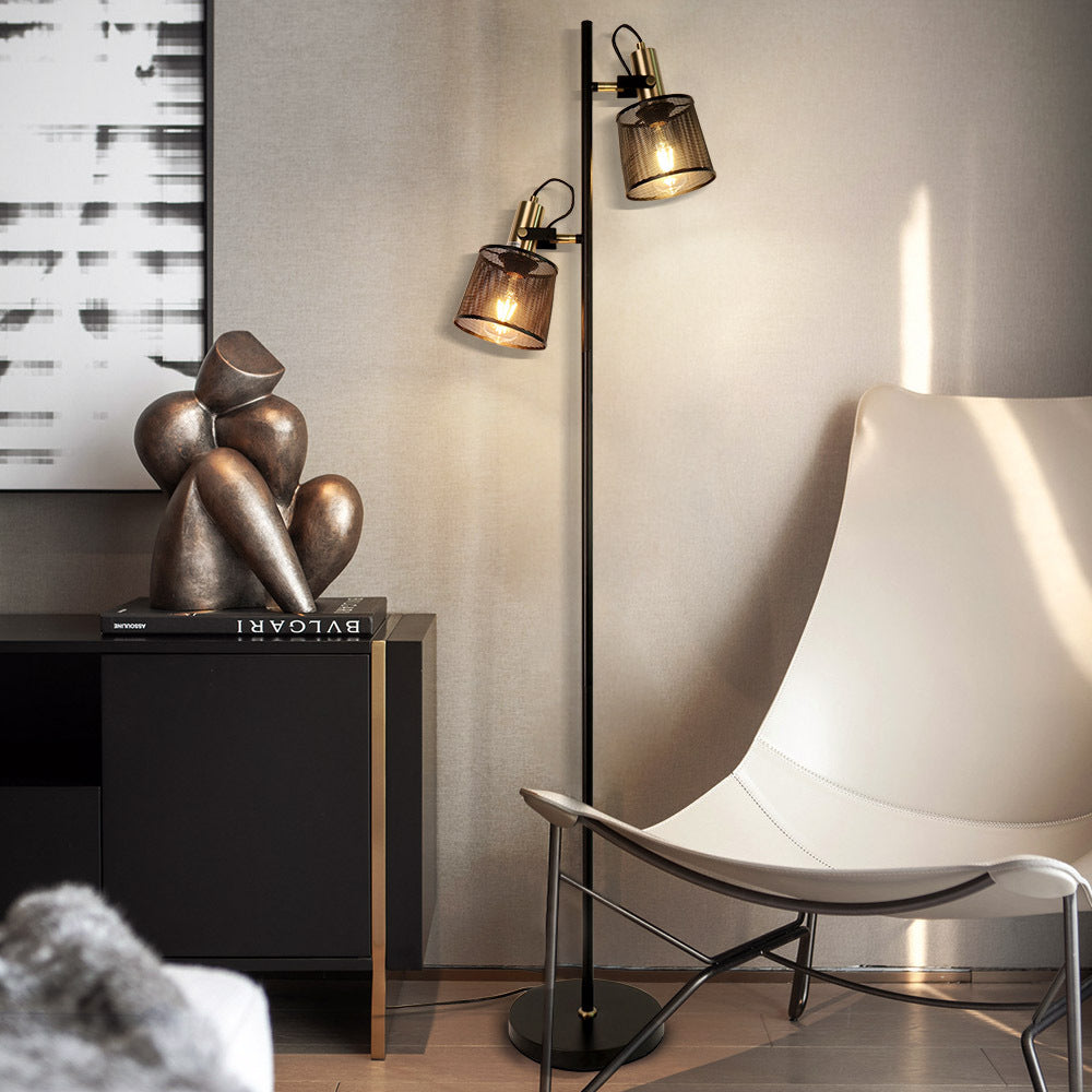 Black Retro Floor Lamp