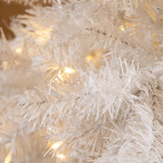 White Prelit Douglas Fir Tree