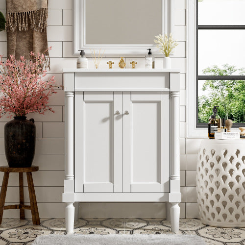 Dual Tier Bathroom Vanity