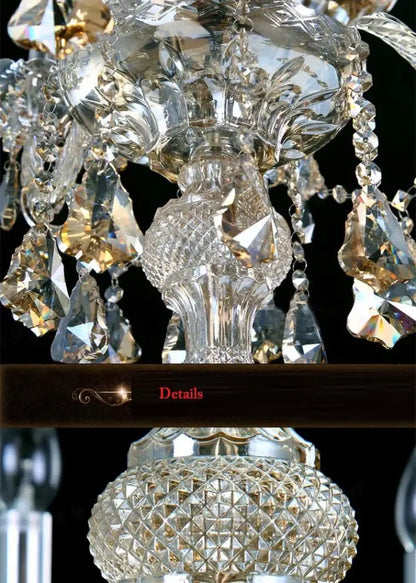 Elegant chrome crystal floor lamp with ornate cut glass chandelier and dangling faceted crystals for living room decorbites crystal floor