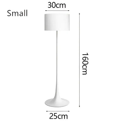 White ceramic floor lamp with sleek minimalist tapered base from decorbites elegant mushroom floor collection for living room decor