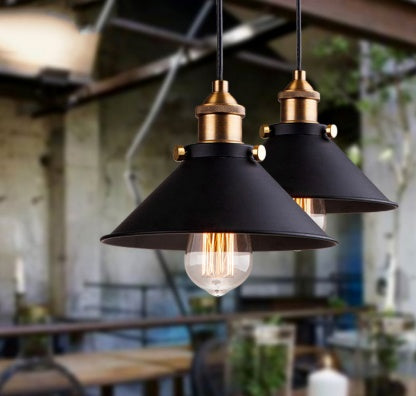 Engineering chandelier iron chandelier with black and gold iron material and glass bulb in modern american countryside style