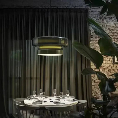 European Annular Glass Pendant Light - Decorbites
