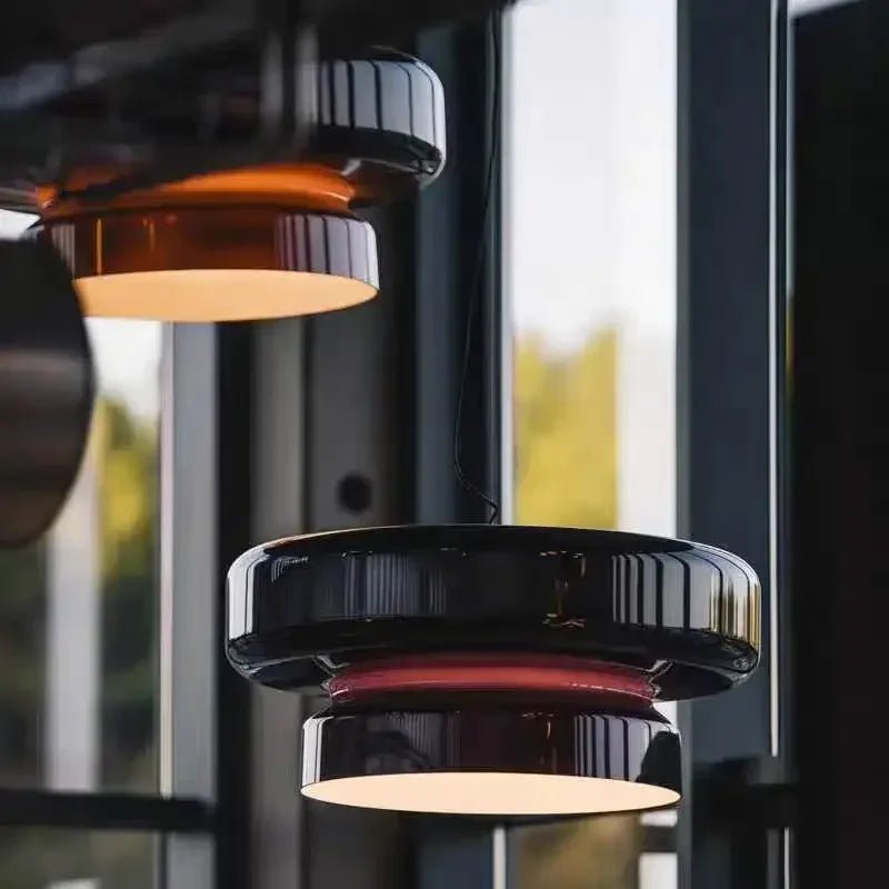 European Annular Glass Pendant Light - Decorbites