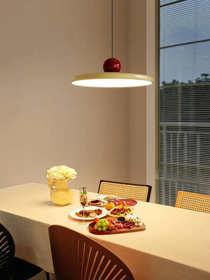 European Butterfly Pendant Light in Cream Metal - Decorbites