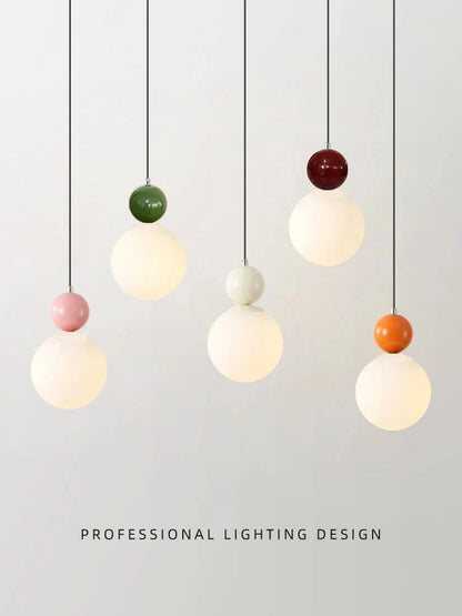 European White Glass Globe Pendant Light - Decorbites