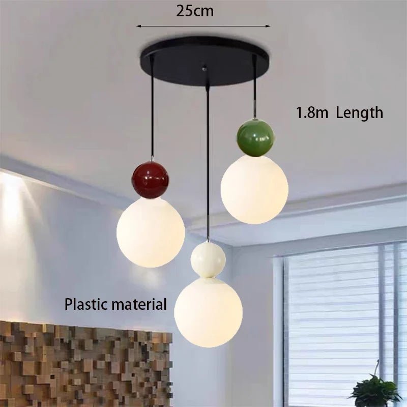 European White Glass Globe Pendant Light - Decorbites