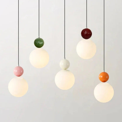 European White Glass Globe Pendant Light - Decorbites