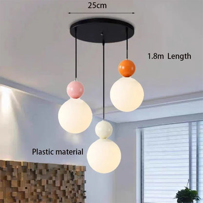 European White Glass Globe Pendant Light - Decorbites
