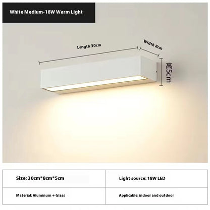 Outdoor Long Waterproof Wall Lamp