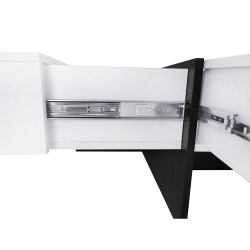 White Storage Coffee Table