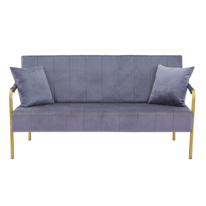 Modern Velvet Loveseat Sofa For Living Room