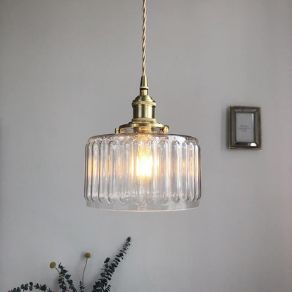 Brass Glass Chandelier Creative Personality B & B Restaurant Bedside Bar Counter Hallway Balcony Chandelier