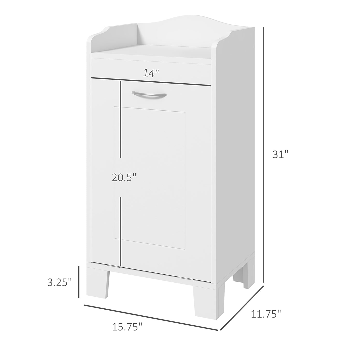 31" Tilt Out Laundry Hamper