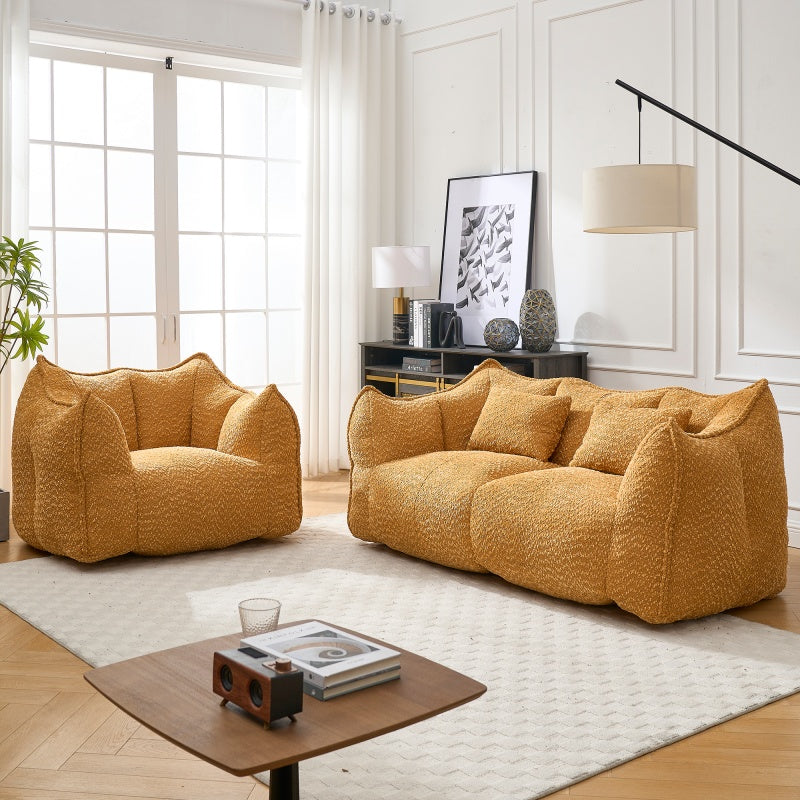 Boucle Bean Bag Chair