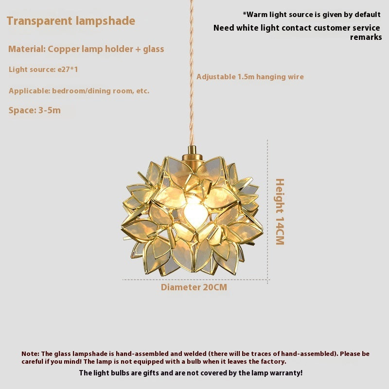 Stained Glass Chandelier Hanging Line Lamp