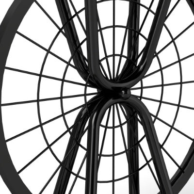 Round Industrial Side Table