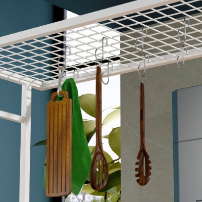 Gray Modern Pantry Hutch
