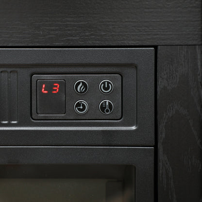 27" Freestanding Electric Fireplace with Mantel