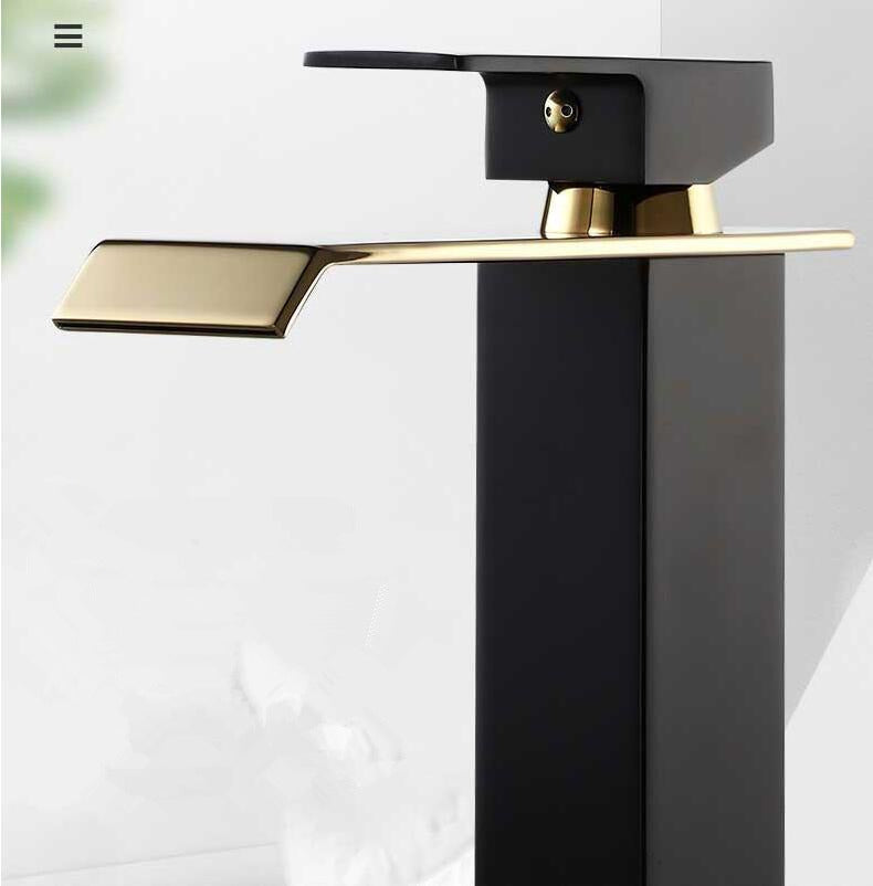 Black Gold Basin Faucet High Style