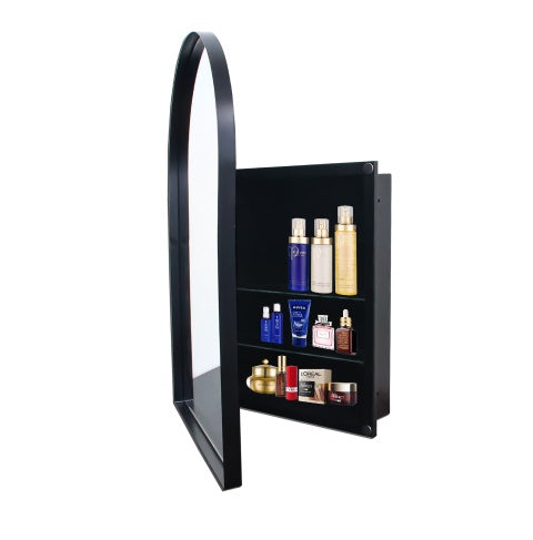 Matte Black Medicine Cabinet