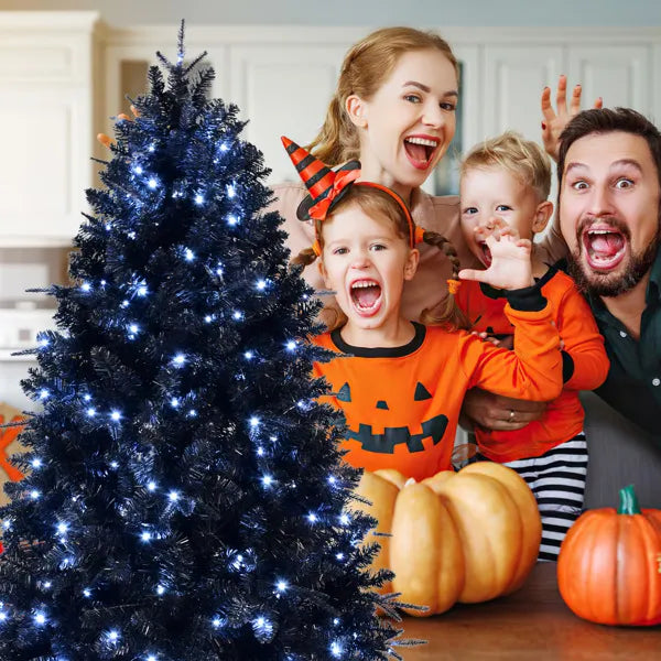 Black LED Christmas Tree