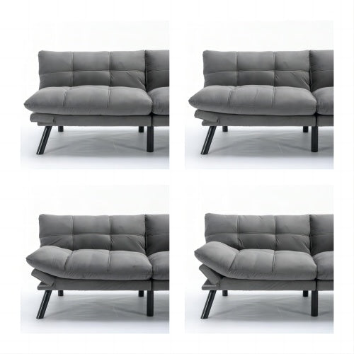 Light Grey Convertible Sofa