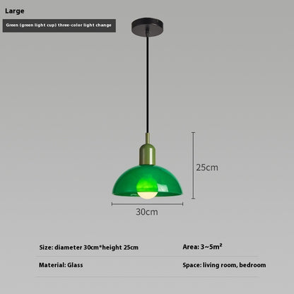 Antique Chandelier Restaurant Simple Modern Bauhaus Creative Glass Retro