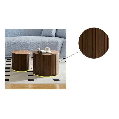 Walnut MDF Nesting Table