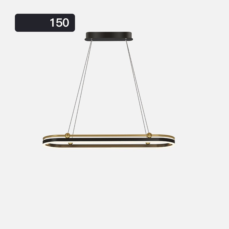 Aluminum Long Chandelier