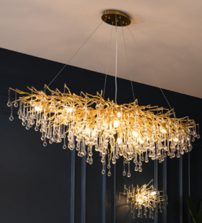 Crystal Water Drop Chandelier