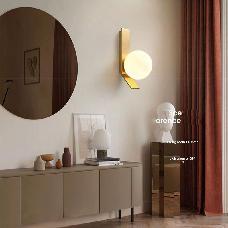 Bedroom Bedside Lamp Hotel Background Wall Stairs Aisle Hallway Wall Lamp