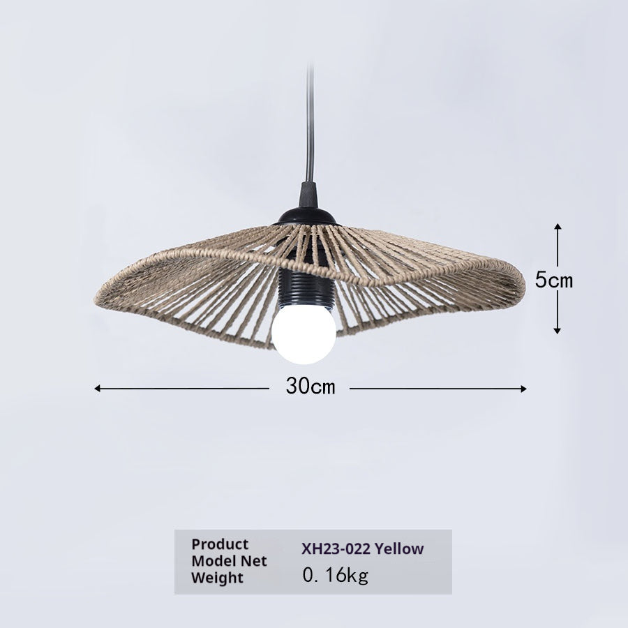 Paper String Rattan-like Lighting Lampshade