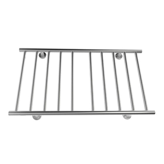 Silver Heated Towel Rack