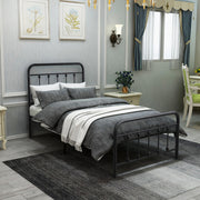 Twin Victorian Metal Bed
