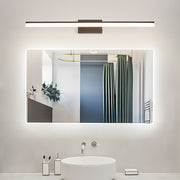Black Metal Vanity Light For Bathroom Mirrors