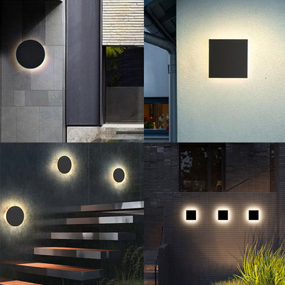 Led Outdoor Wall Lamp Simple Exterior Wall Waterproof Creative
