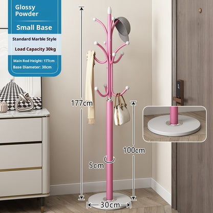 Iron Coat Rack Floor-standing Bedroom Hanger Vertical Simple