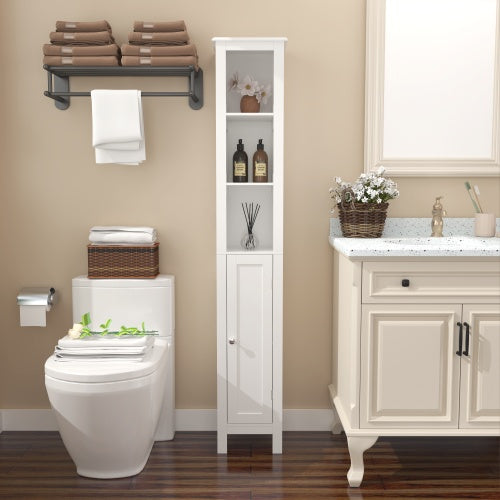 Sleek Tall Storage Cabinet