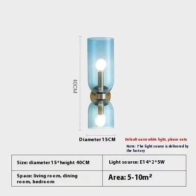 Creative Living Room Background Wall Glass Wall Lamp
